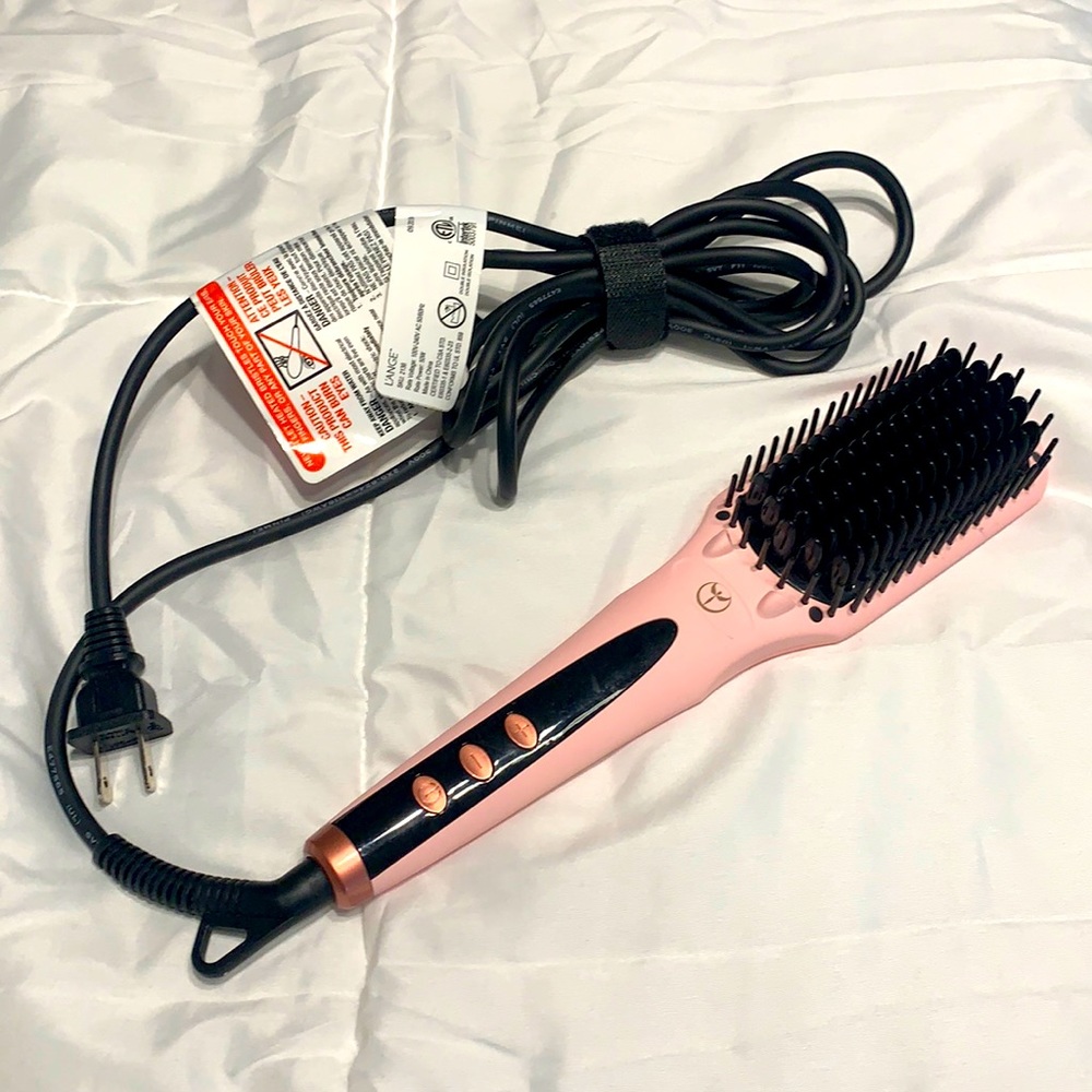 L’ange Pink Straightening Brush